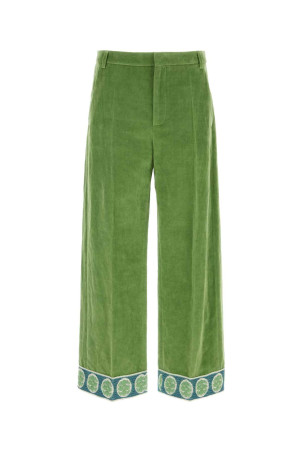 Green velvet pant VALENTINO GARAVANI (6V3RBJ74AM2)