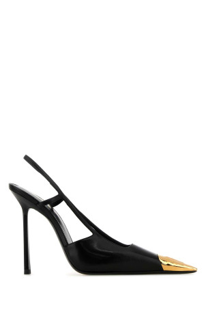 Black leather Jeanne pumps Black SAINT LAURENT (800164AADX2)