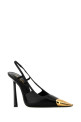 Black leather Jeanne pumps Black SAINT LAURENT (800164AADX2)