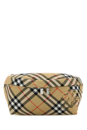 Embroidered fabric Check belt bag BURBERRY (8091780)
