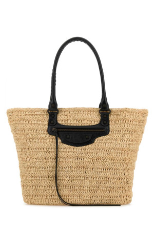 Raffia medium Le City shopping bag BALENCIAGA (8288892ABRY)