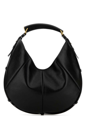 Black leather medium Mombasa shoulder bag Black SAINT LAURENT (862029AAGW)