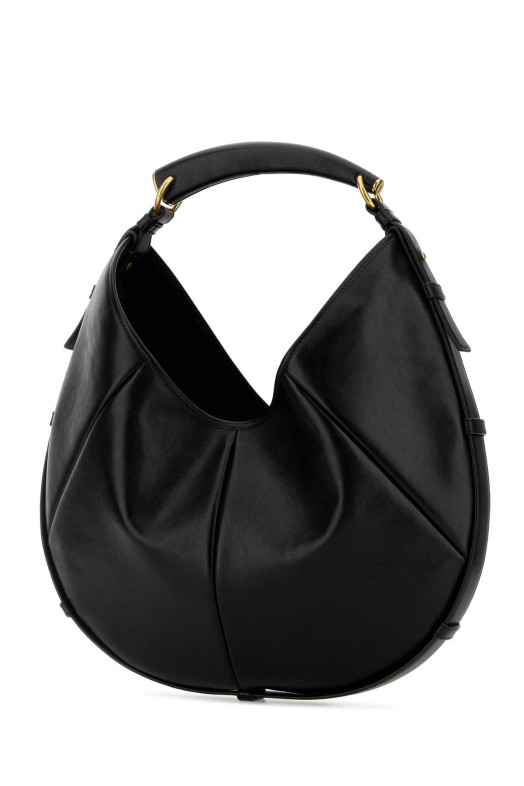 Black leather medium Mombasa shoulder bag Black SAINT LAURENT (862029AAGW)