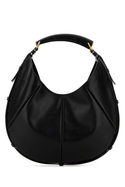 Black leather medium Mombasa shoulder bag Black SAINT LAURENT (862029AAGW)