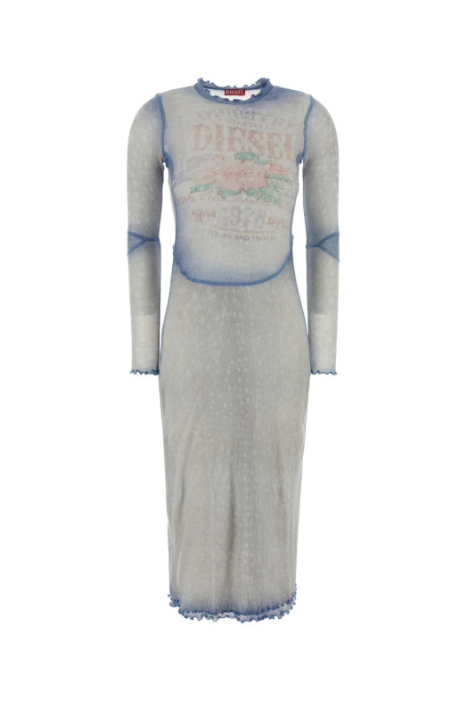 Pastel light-blue cotton dress DIESEL (A229090HGCN)