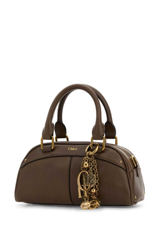 Mud leather small Bowling ChloÃ© small handbag CHLOE (CH26SS956Q86)