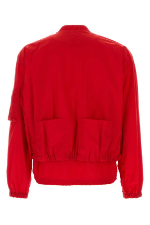 Червона нейлонова куртка-бомбер FENDI (FW1438AYU9)