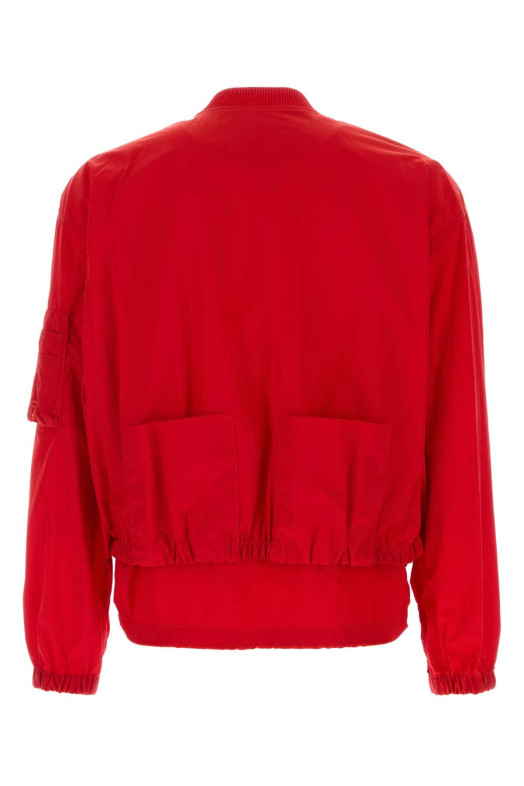 Червона нейлонова куртка-бомбер FENDI (FW1438AYU9)