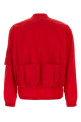 Червона нейлонова куртка-бомбер FENDI (FW1438AYU9)