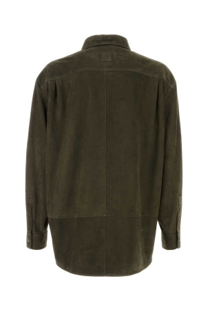 Khaki suede shirt LOEWE (H526Y31L56)