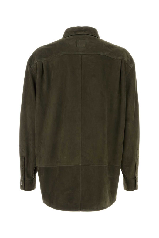 Khaki suede shirt LOEWE (H526Y31L56)