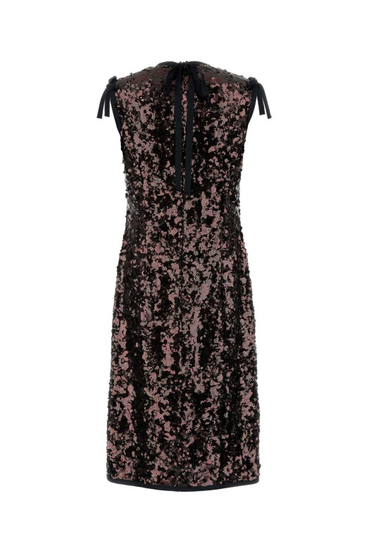 Brown sequins dress PRADA (P3O78RSOOO176A)