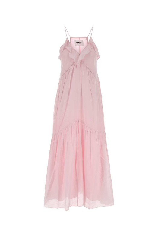 Pink cotton blend Vasma dress ISABEL MARANT ETOILE (RO1003FBB3J04E)