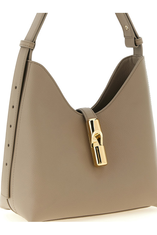 'Furla Goccia' small shoulder bag Gray