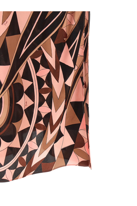 'Manuba' print dress Pink