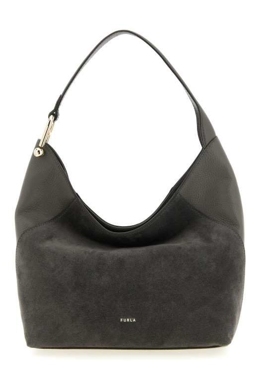 'Furla Lara' medium shoulder bag Gray