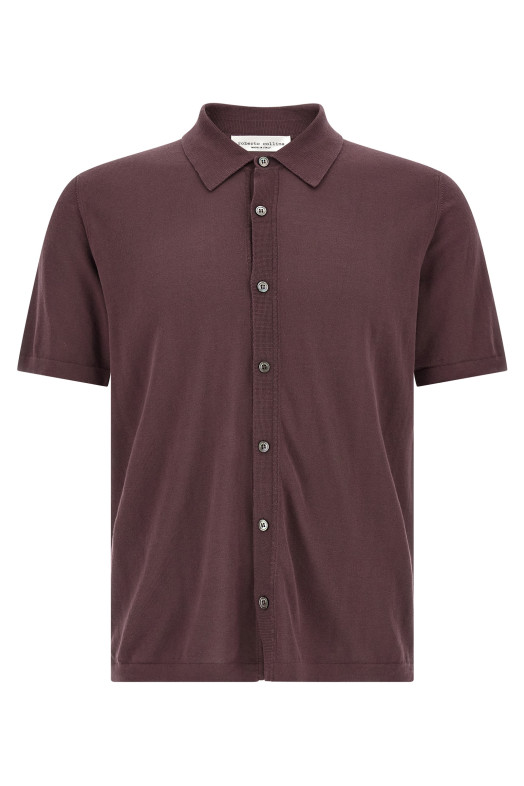 Knitted shirt Bordeaux