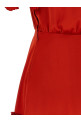 Silk dress Red