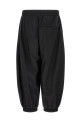 Rough-edged joggers Black