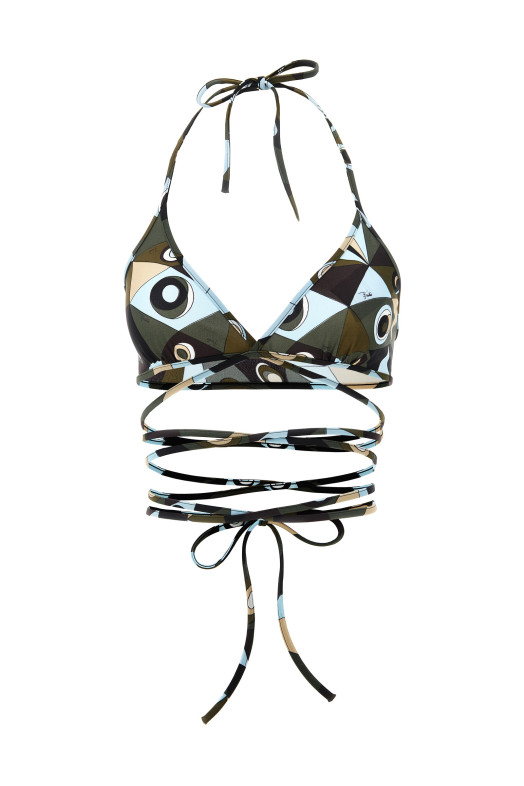 Triangle bikini top Multicolor