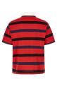 Striped polo shirt Red