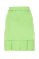 Pastel green stretch viscose miniskirt BOTTEGA VENETA (646585V01N0)