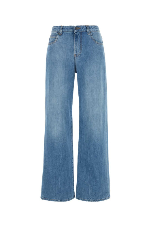 Denim Egllitta wide-leg jeans Blue THE ROW (6525SW1984)