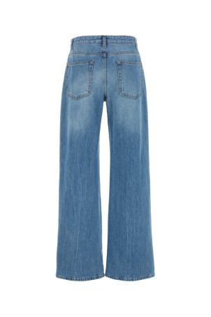 Denim Egllitta wide-leg jeans Blue THE ROW (6525SW1984)