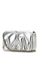 Silver leather small Seal shoulder bag ALEXANDER MCQUEEN (7573751BL0I)