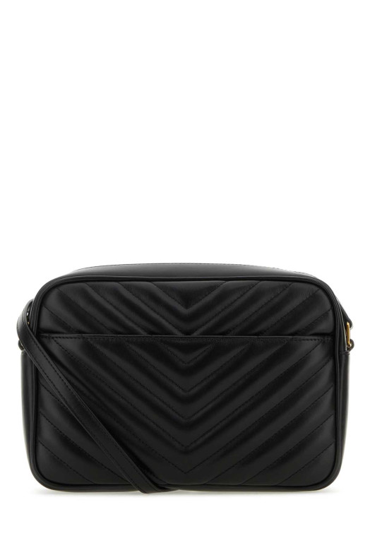 Black leather crossbody bag Black SAINT LAURENT (761554DV707)