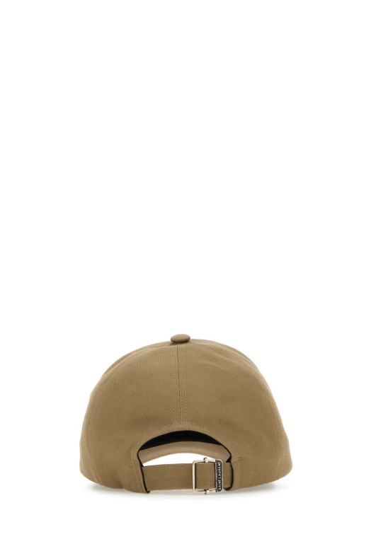 Cappuccino cotton blend baseball cap SAINT LAURENT (7780633YP19)
