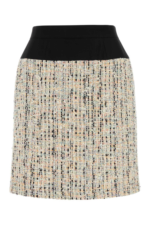 Multicolor boucle skirt ALEXANDER MCQUEEN (779004QEAE7)