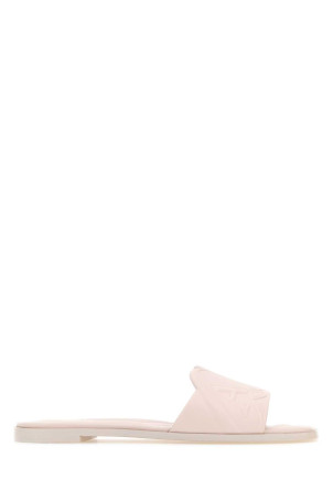 Pastel pink leather slippers ALEXANDER MCQUEEN (780714WIEAE)