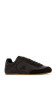 Brown leather and suede sneakers BURBERRY (8126281)