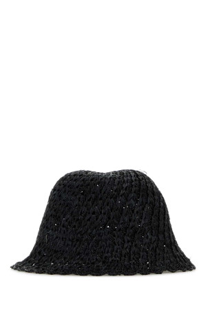 Black raffia Rio bucket hat Gray HELEN KAMINSKI (HAT52230)