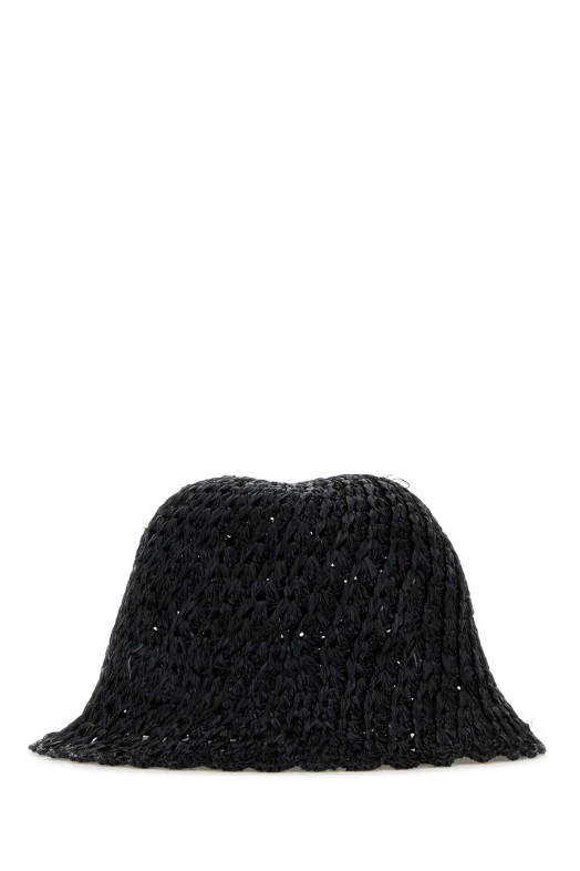 Black raffia Rio bucket hat Gray HELEN KAMINSKI (HAT52230)