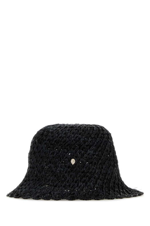 Black raffia Rio bucket hat Gray HELEN KAMINSKI (HAT52230)