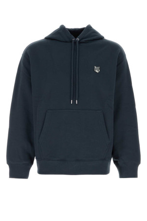 Dark blue cotton sweatshirt MAISON KITSUNE (PM00703KM0341)