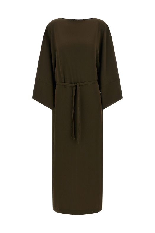 'kimono' dress Brown