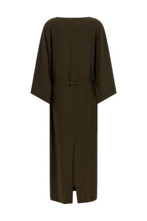 'kimono' dress Brown