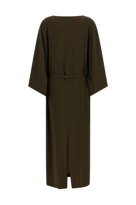 'kimono' dress Brown