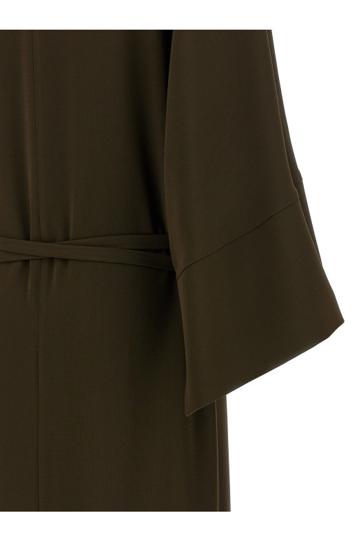 'kimono' dress Brown