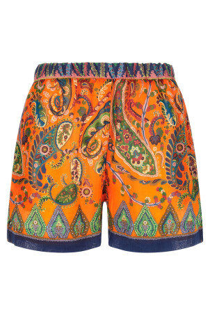 Ramie shorts orange
