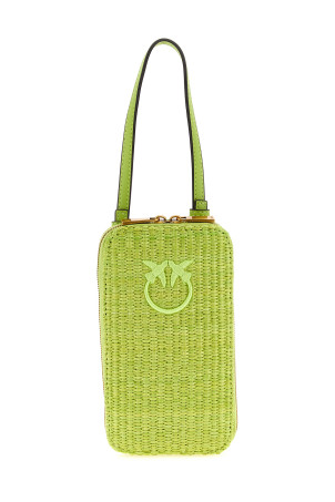 Raffia smartphone holder Green