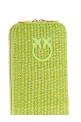 Raffia smartphone holder Green