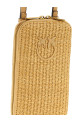 Raffia smartphone holder Beige