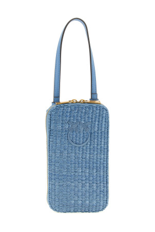 Raffia smartphone holder BLUE