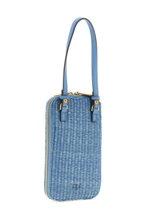 Raffia smartphone holder BLUE