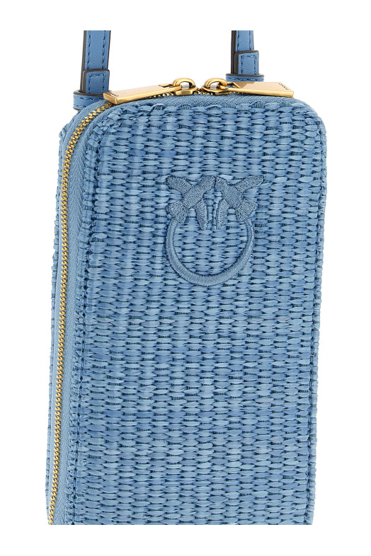 Raffia smartphone holder BLUE