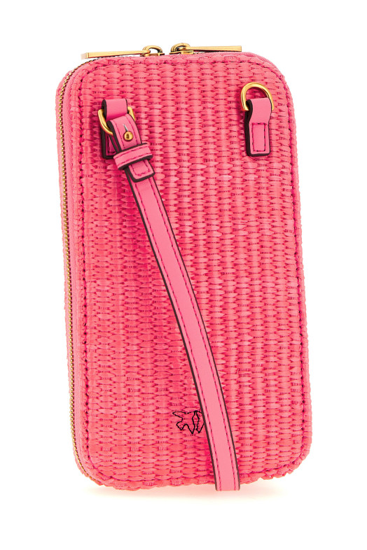 Raffia smartphone holder Fuchsia